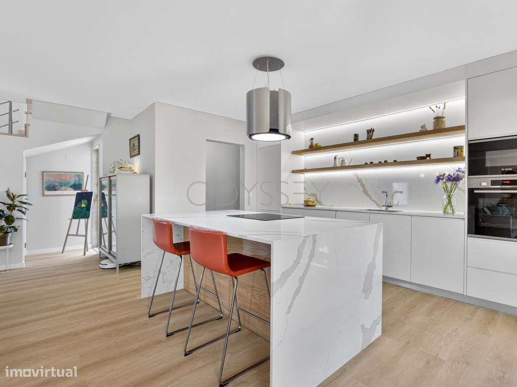 Villa entre litoral e campo com vista mar perto da Ericeira-15