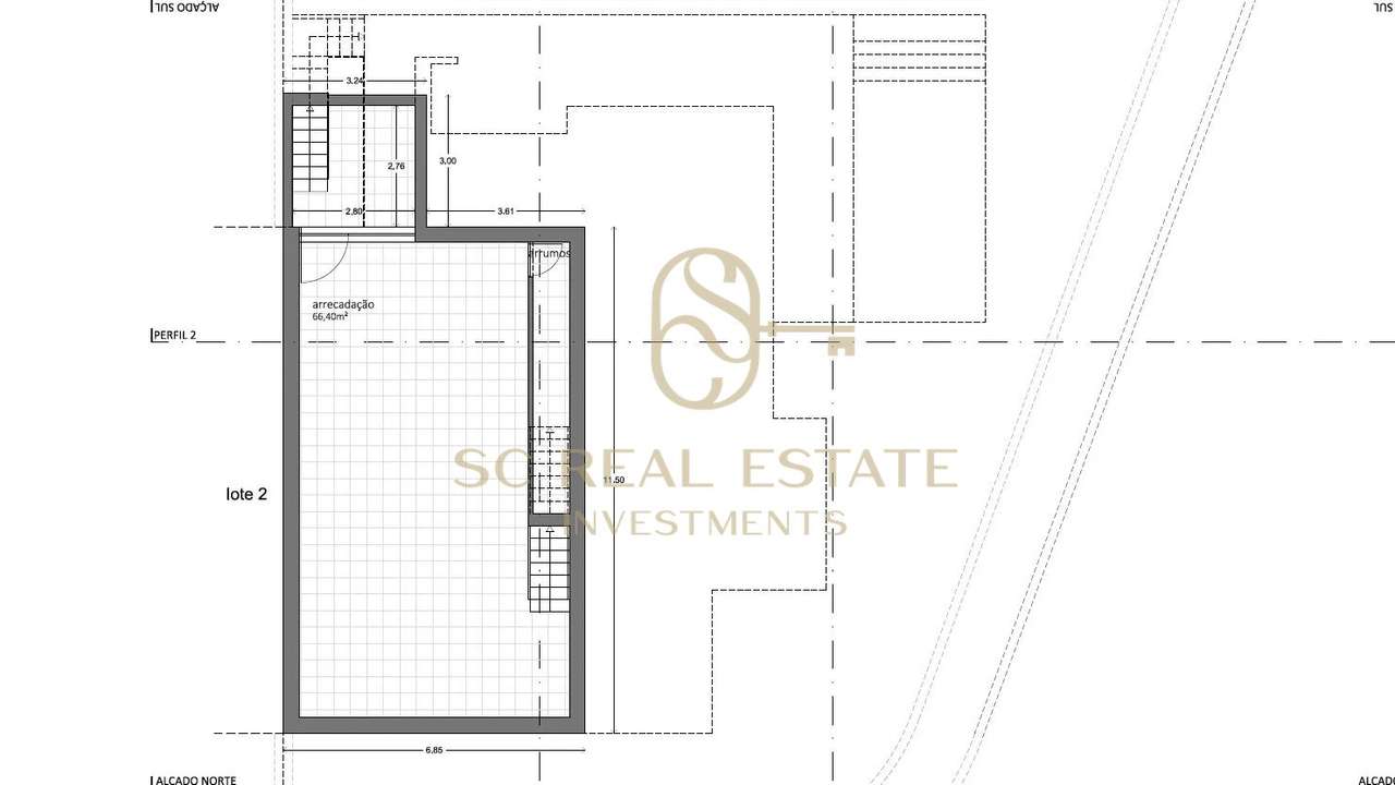 Terreno Gaveto Projeto Aprovado Moradia com Piscina-9