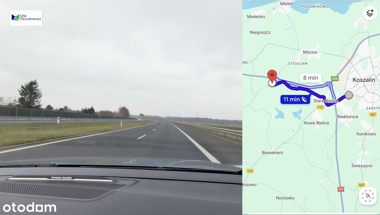 Niezabudowana działka o powierzchni 3000m2  w m. Dobre, k. Koszalina !-1