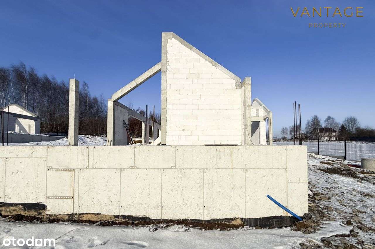 Nowoczesny dom parterowy z garażem (powiat wielicki)-3