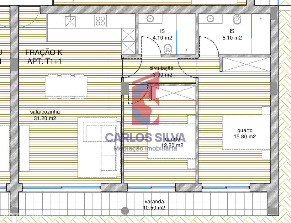 Excelente apartamento T1 NOVO  - Barcelos-7
