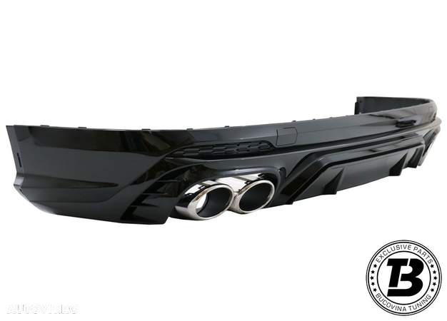 Difuzor Bara Spate cu Ornamente compatibil cu Audi Q5 FY SQ5 Design - 2