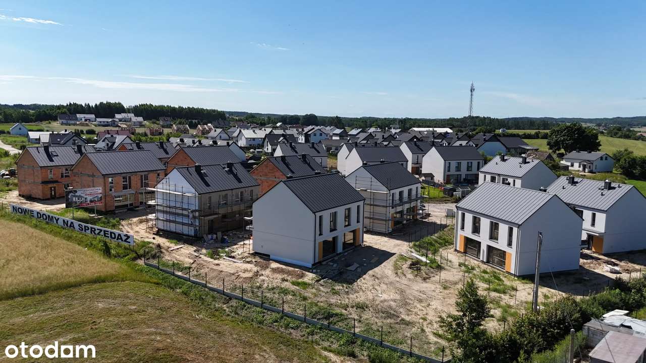 Domy z ogrodami/ miejsce postojowe/ strych/ kominek/ Gowino / 77,80 m²