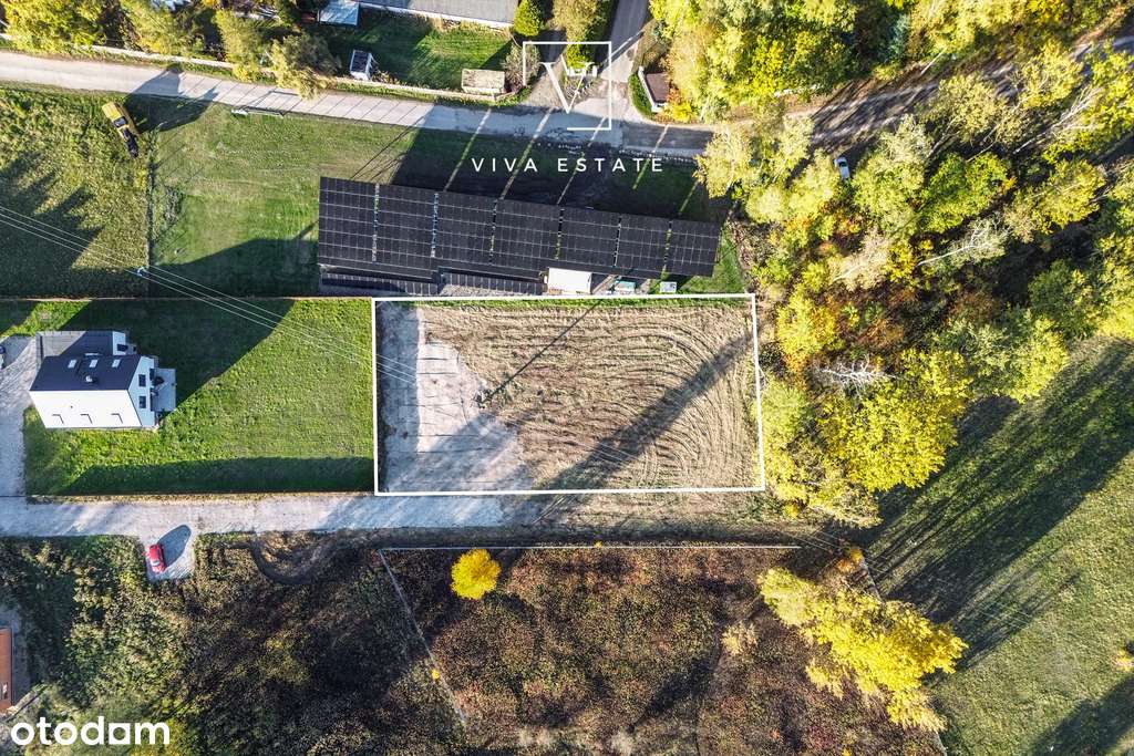 Urokliwa działka budowlana z MPZP i mediami-1