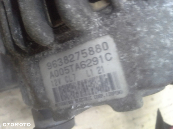 Peugeot 206 1.4 alternator A005TA6291C  9638275880 - 3