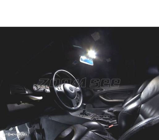 KIT 14 LAMPADAS LED INTERIOR PARA BMW SERIE 3 E46 SEDAN COUPE 323IS 325I 325XI 328I 330I 330XI 325CI - 4