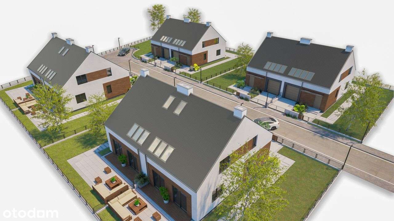 A+++ POMPA CIEPŁA/ Nowoczesn bliźniak dom Stanowic - Pełny obrazek: 4/9