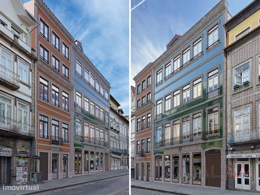 Apartamento T1 com varanda em prédio novo no centro histórico de Braga-0