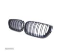 GRELHAS DUPLAS PARA BMW E46 BERLINA 01-05 PRETO BRITLHANTE - 3