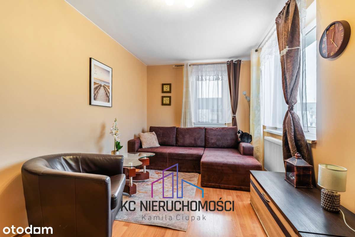 41 m2 Twoje pierwsze M z balkonem, umeblowane-1