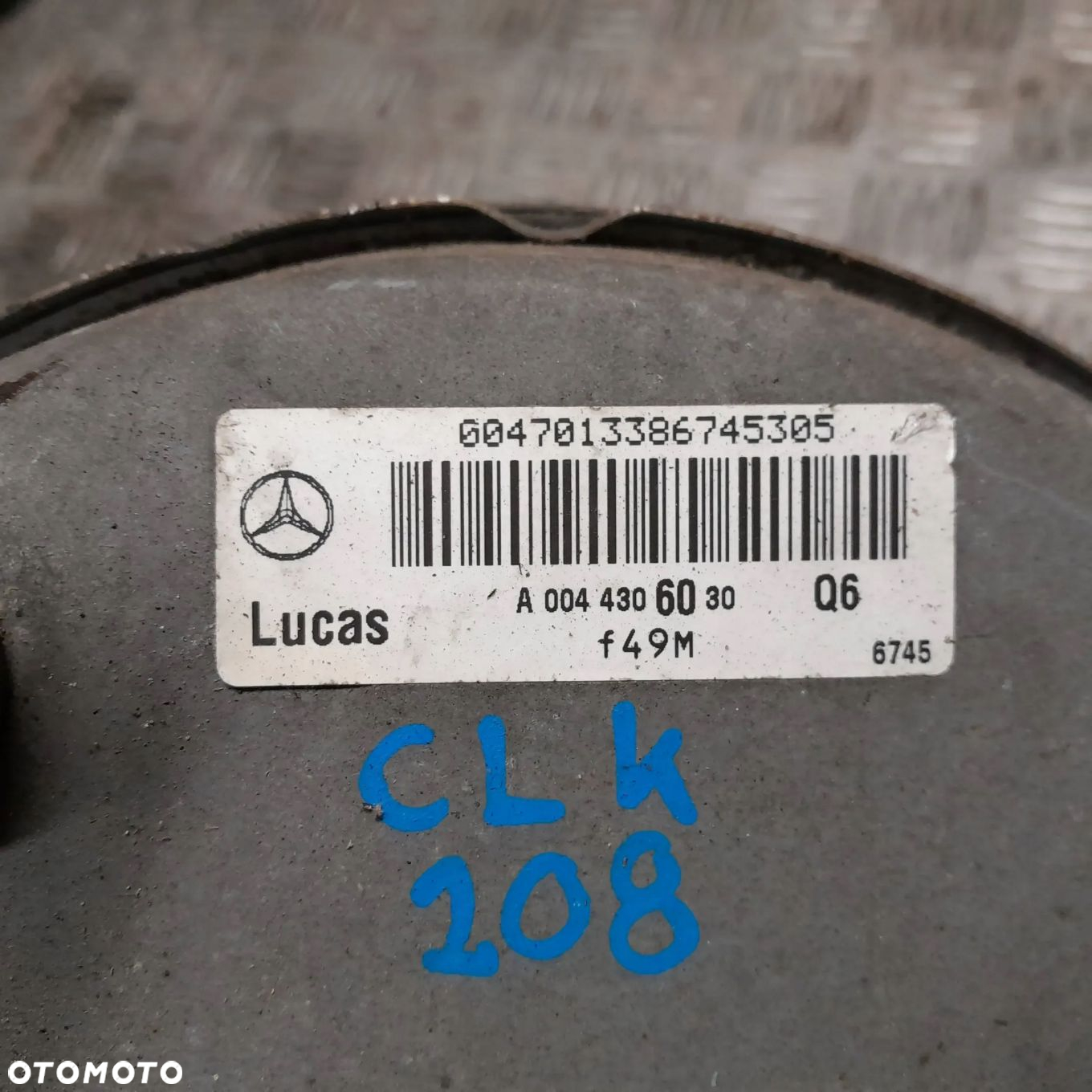 Mercedes-Benz CLK 208 3.2 V6 serwo hamulca hamulcowe - 3