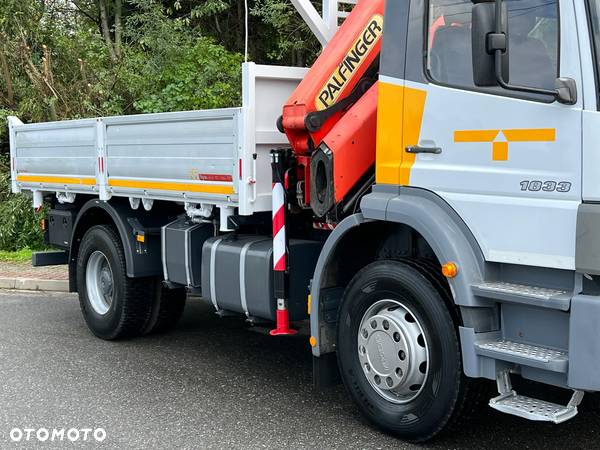 Mercedes-Benz MERCEDES ATEGO 1833 Kiper Wywrotka 4x2 Kran PALFINGER PK 12500 BARDZO DOBRY STAN - 5