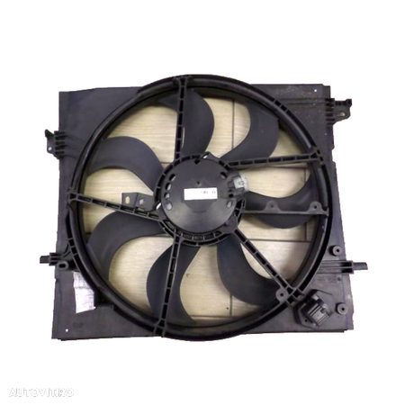 GMV radiator electroventilator Nissan Qashqai (J11), 11.2013-, X-Trail, 2014-, Renault Kadjar 11.2013-, Motorizare 1, 5 Dci 84kw; 1, 6 Dci 96kw Diesel, dimensiune 480mm, 2+2 pini, cu rezistenta, Aftermarke - 1