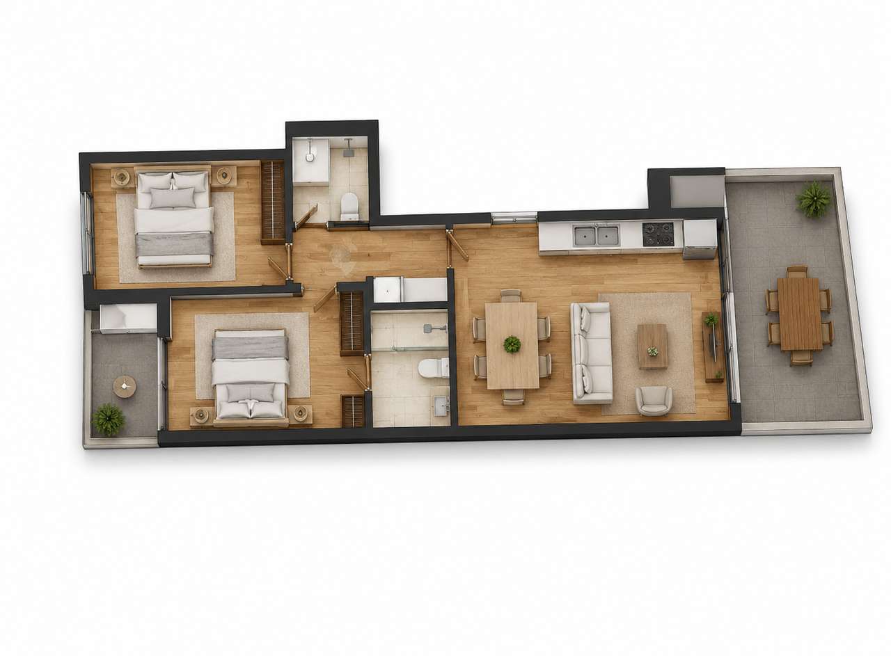 T2 RECUADO  Centro de Leça da Palmeira – Último Disponível-10
