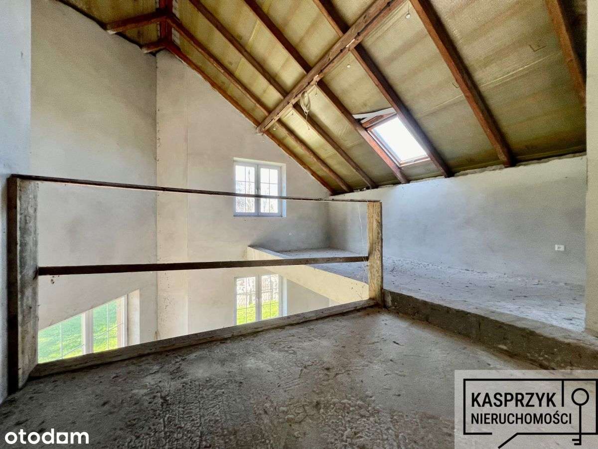 Działka z domem do wykończenia w Besku.-19