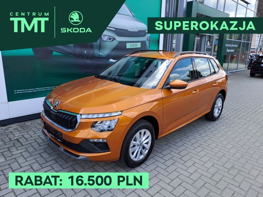 SKODA KAMIQ 1.0 TSI 115KM DSG DRIVE, bezdotykowo otwierana pokrywa bagażnika
