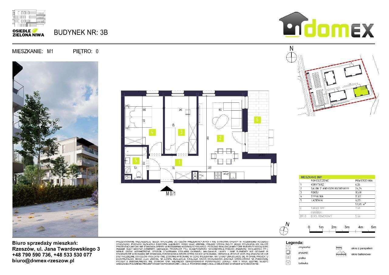 Domex Rzeszów - Zielona Niwa Nowa Inwestycja !!! - Pełny obrazek: 5/10