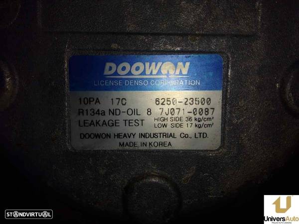 COMPRESSOR AR CONDICIONADO KIA SORENTO I -625023500 - 4