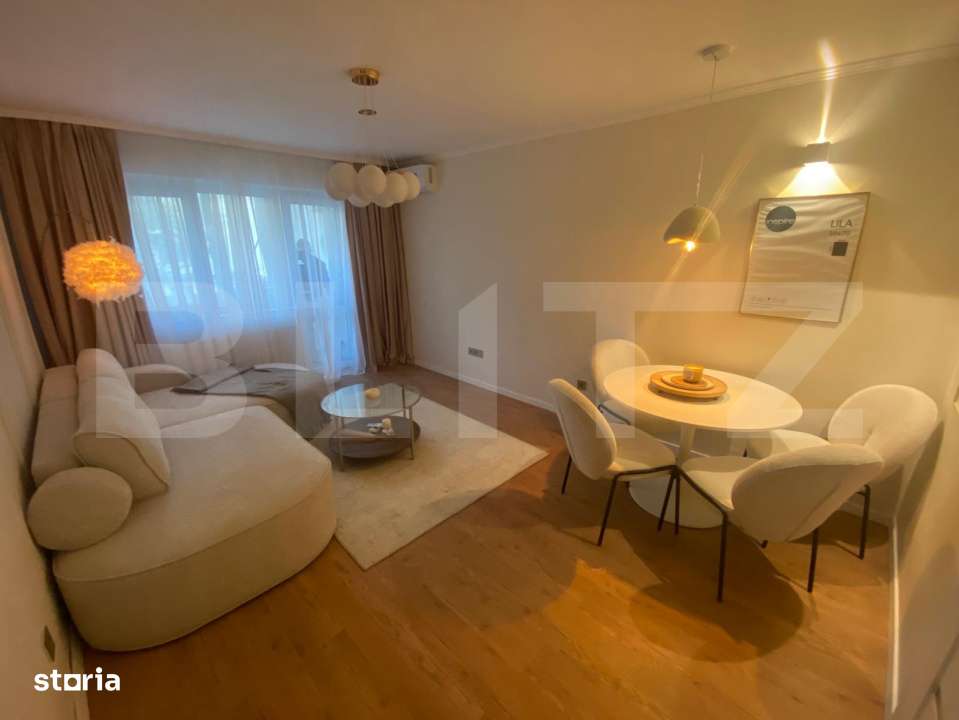 Apartament 2 camere decomandate, 48 mp + balcon, la cheie, lux, Manast-0