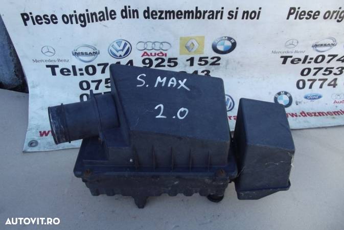 Debitmetru aer Ford Mondeo MK4 2.0tdci S-Max Galaxy MK3 carcasa filtru - 1