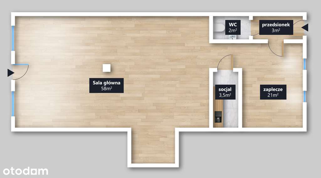 Handlowo-usługowy-Parter, Witryna, Wejście z Ulicy - Pełny obrazek: 5/10