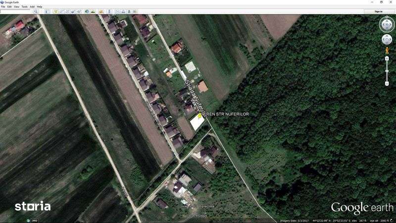 Teren intravilan -pozitie deosebita-langa padure-Domnesti-Teghes - Imagine principală: 4/8