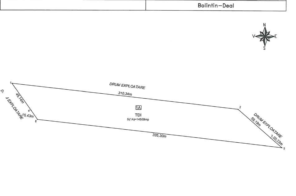 Bolintin Deal, vanzare teren intravilan 14500mp. - Imagine principală: 5/17
