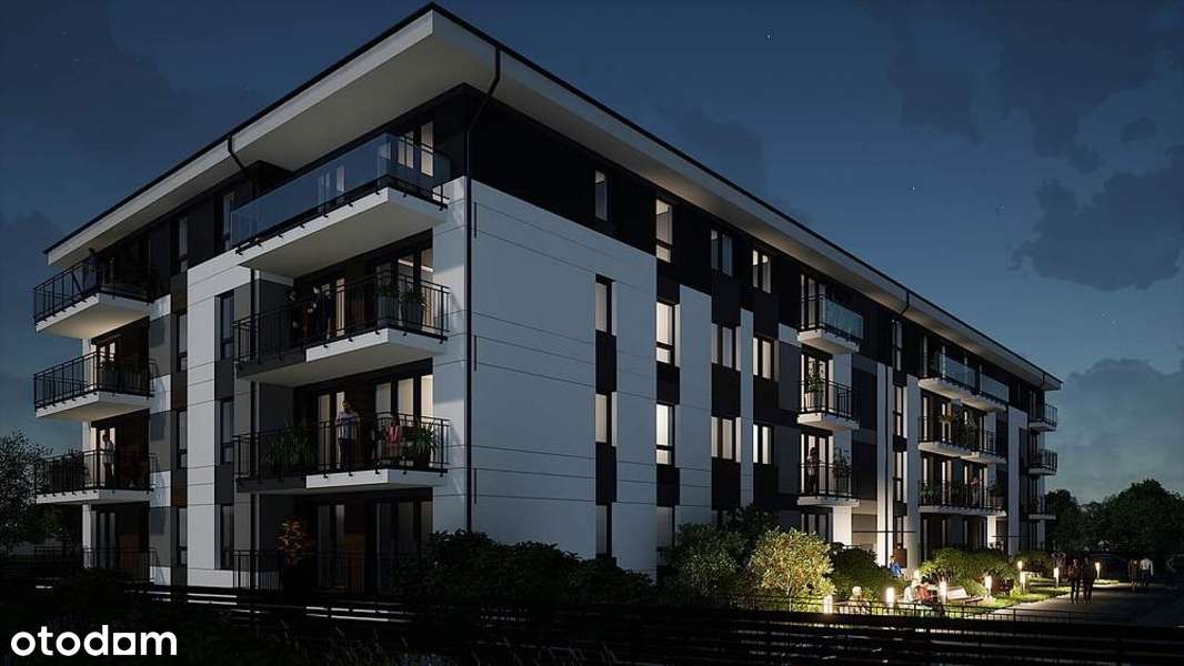 Mieszkanie 42,9 m² na parterze z balkonem i miejscem parkingowym-3