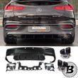 Difuzor Bara Spate cu Ornamente compatibil cu Mercedes GLE Coupe C167 GLE53 Design - 1