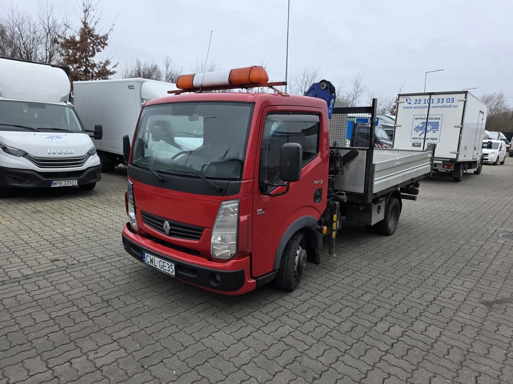 Renault Maxity 130.35  Wywrotka z Hds Jak Iveco dmc 3500 na kat B Ważne UDT ! Żuraw