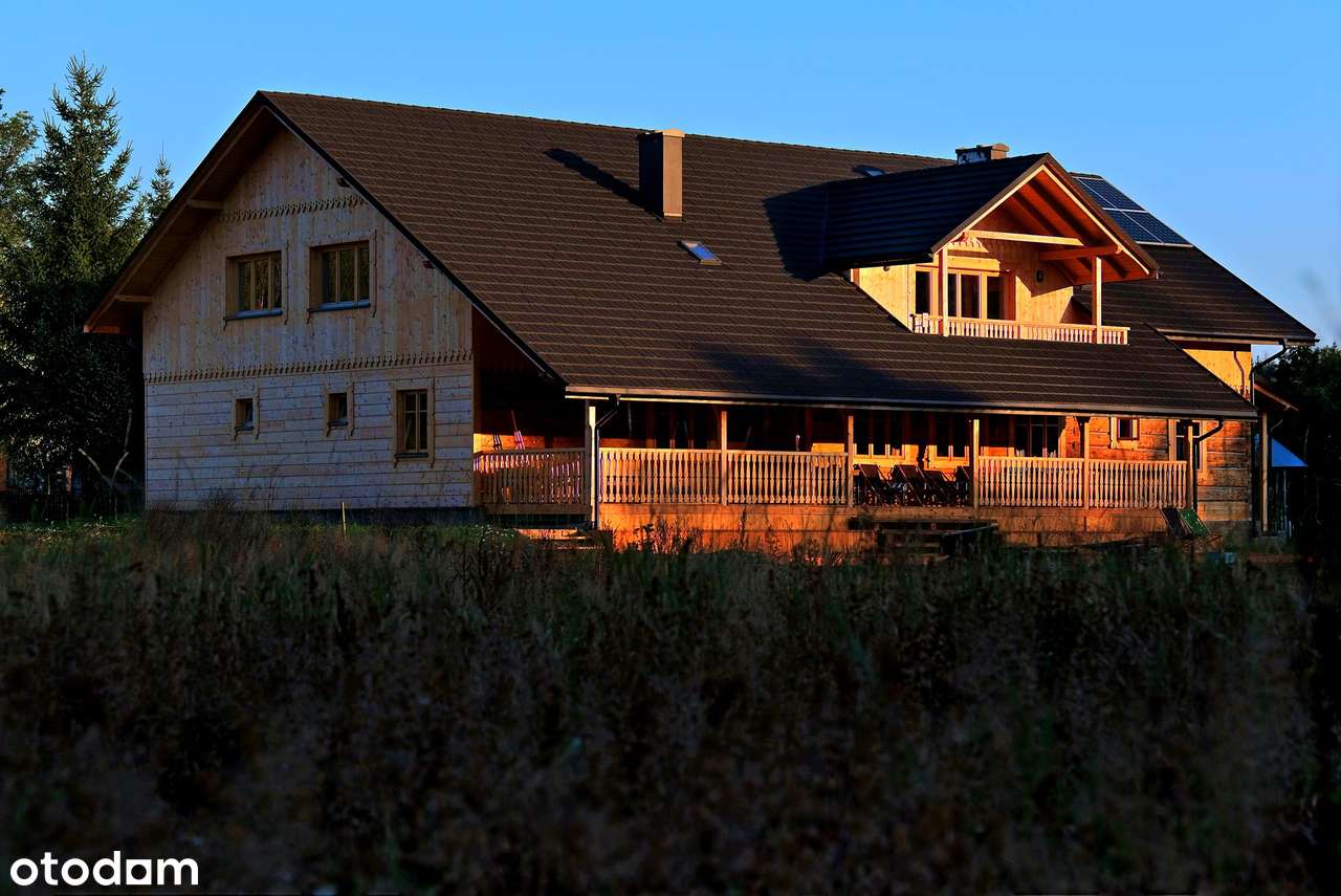 Beskid Niski, gospodarstwo agroturystyczne, dworek drewniany sprzedamy - Pełny obrazek: 4/20