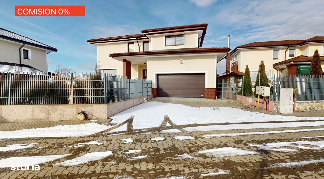 Casa individuala de vanzare, 351mp utili, garaj, curte 398mp| Selimbar