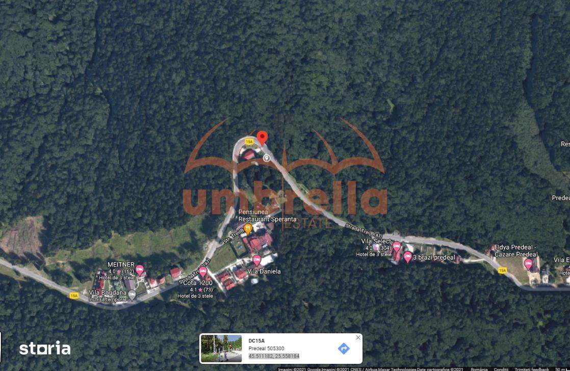 Teren de vanzare Vladet - Trei Brazi, in Predeal 1000m²105€ m² intravi - Imagine principală: 4/4