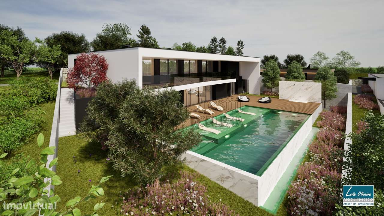 Moradia T4+1 com 4 Suites e piscina privativa em Guimarães-10