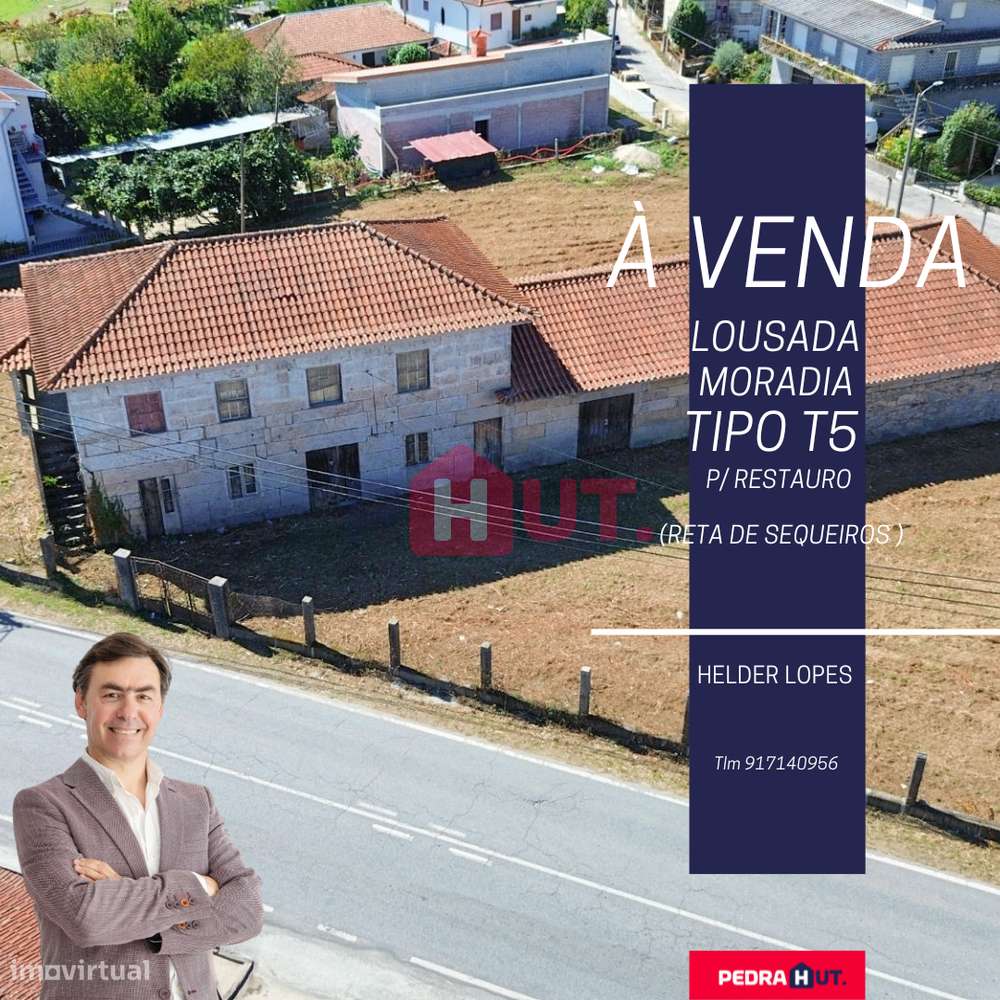 Moradia T5 Lousada | Para  Restauro |5 min centro-0