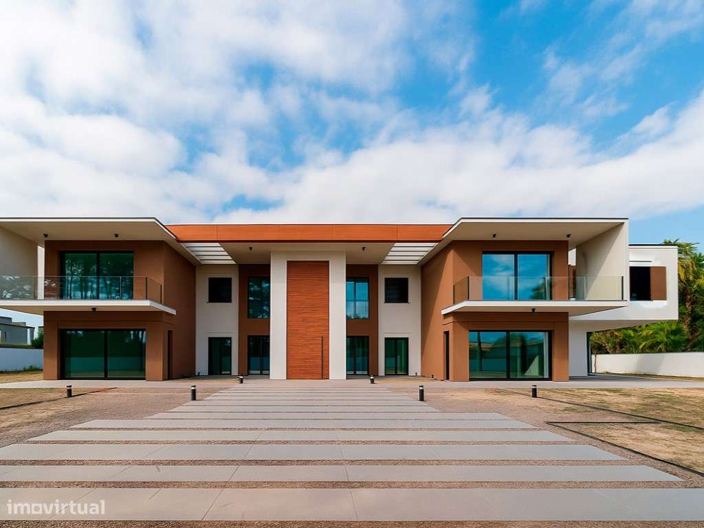 Moradia Nova V7 em Verdizela com 496m2 e 5.000m2 de terreno - Grande imagem: 4/47