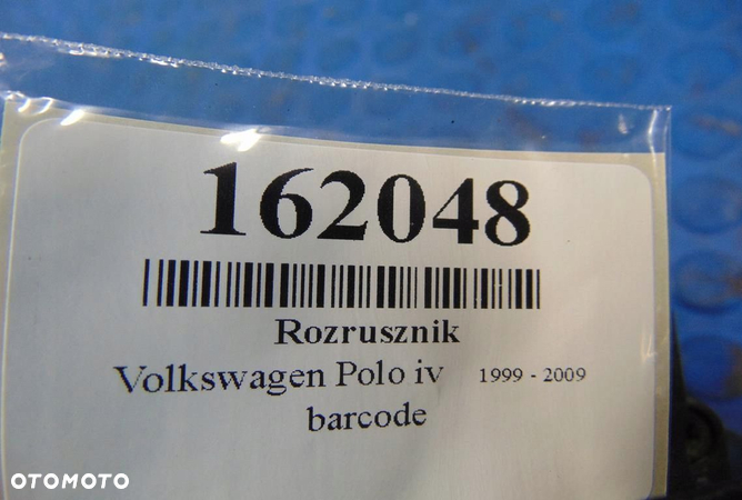 VOLKSWAGEN POLO IV 9N 1.2 ROZRUSZNIK 001120400 - 6