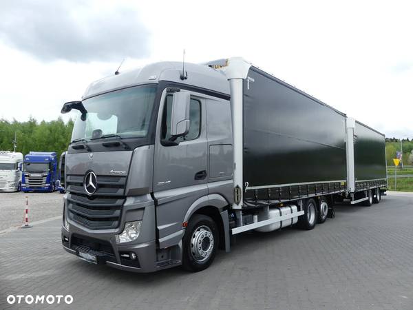 Mercedes-Benz ACTROS 2545 MP4 / EURO 6 / ZESTAW TANDEM 7,70+7,70 / - 2