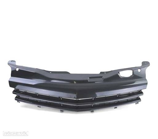 GRELHA FRONTAL SEM SÍMBOLO PARA OPEL ASTRA H GTC 05-09 PRETA - 3