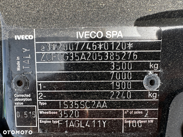 Iveco 2021/Daily 35-140 V/Średni/Hak 3,5T/manual/Klima/Tempomat/ - 28