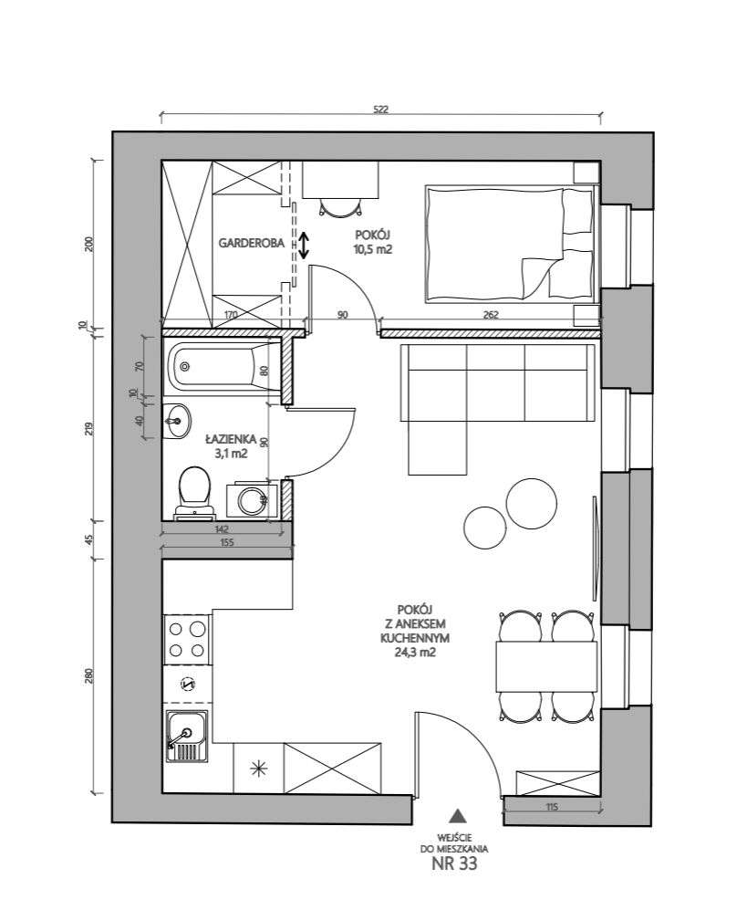 Stylowe 2 pokoje w odnowionej kamienicy-10