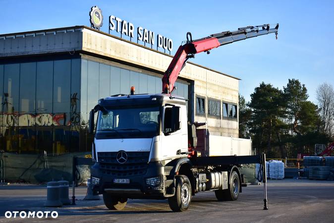 Mercedes-Benz AROCS 1843 4x2 FASSI F 185 EURO 6 HDS Żuraw Wywrotka Cran - 9