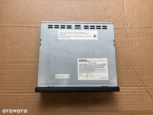 honda accord VII odtwarzacz dvd 08A23-2E6-010-03 - 6