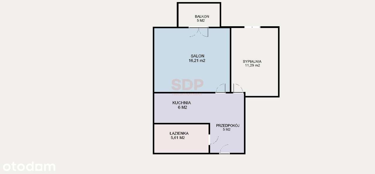 Śliczne 2 pok. z osobną kuchnią i balkonem. Kameralna zabudowa - Pełny obrazek: 5/14