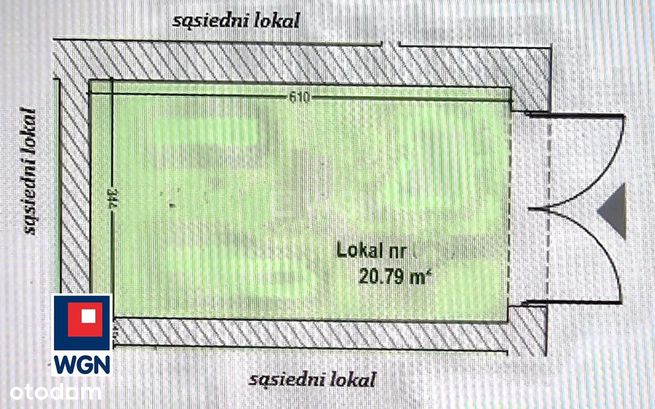 Lokal użytkowy, 42,20 m², Cieszyn