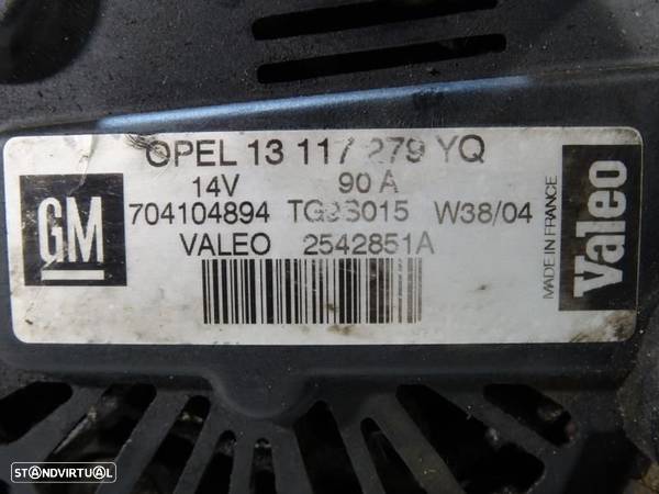 Alternador Opel Corsa C (X01)  13 117 279 Yq / 13117279Yq / Tg9s015 / - 6