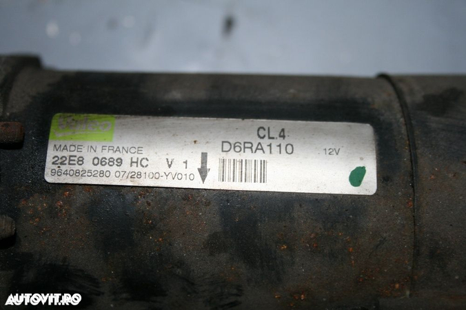 Electromotor Citroen Peugeot Ford 1.6 Hdi Tdci Factura Si Garantie - 1