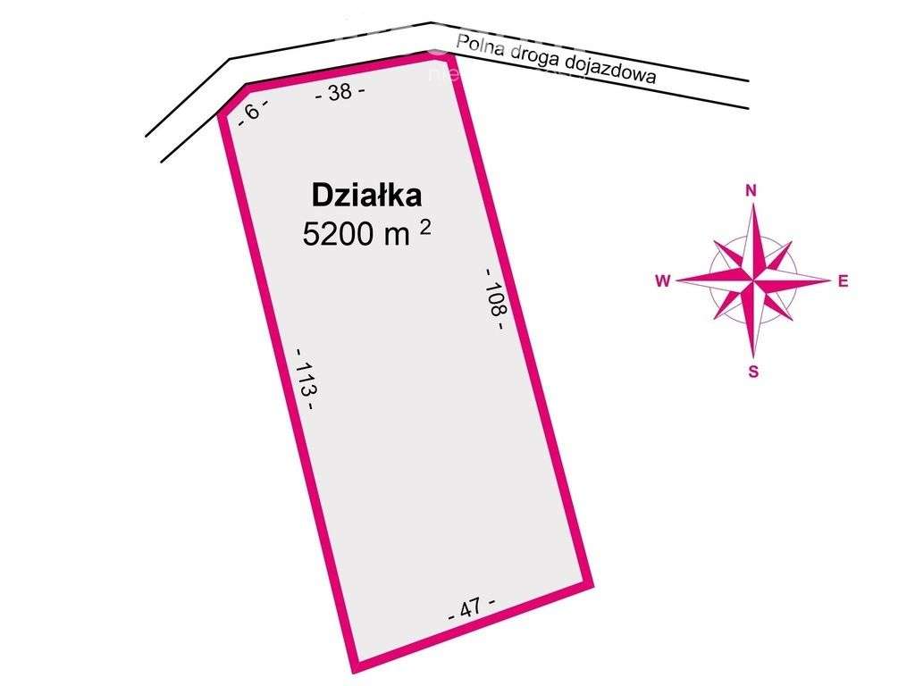 50 arowa działka rolno-leśna, Giedlarowa - Pełny obrazek: 4/9