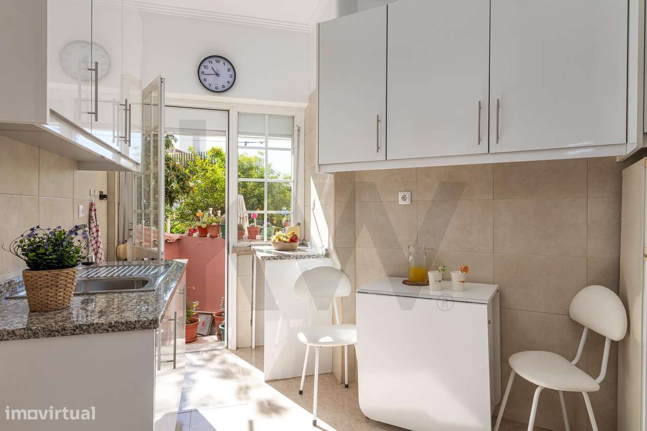 To Ajuda / Belém Remodelado com logradouro vista espaços verdes - Grande imagem: 4/20