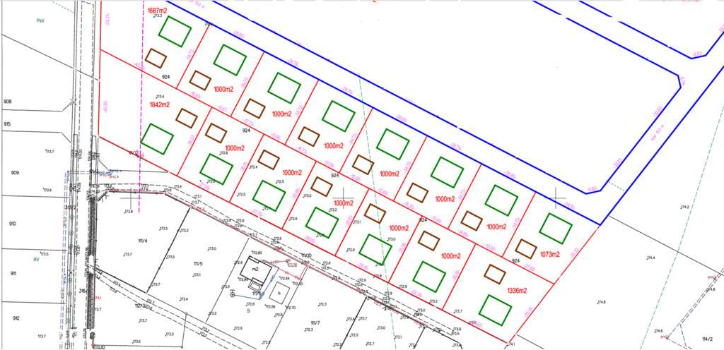 Kompleks działek przy ul. A . Kujałowicz - Pełny obrazek: 1/2
